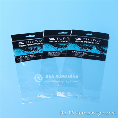 SGS Approved custom self adhesive opp header packaging bag